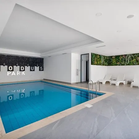 0020 Exodus Park 1 1 In Oba, Alanya, Shuttle And Full Facilities Apartment Alanya